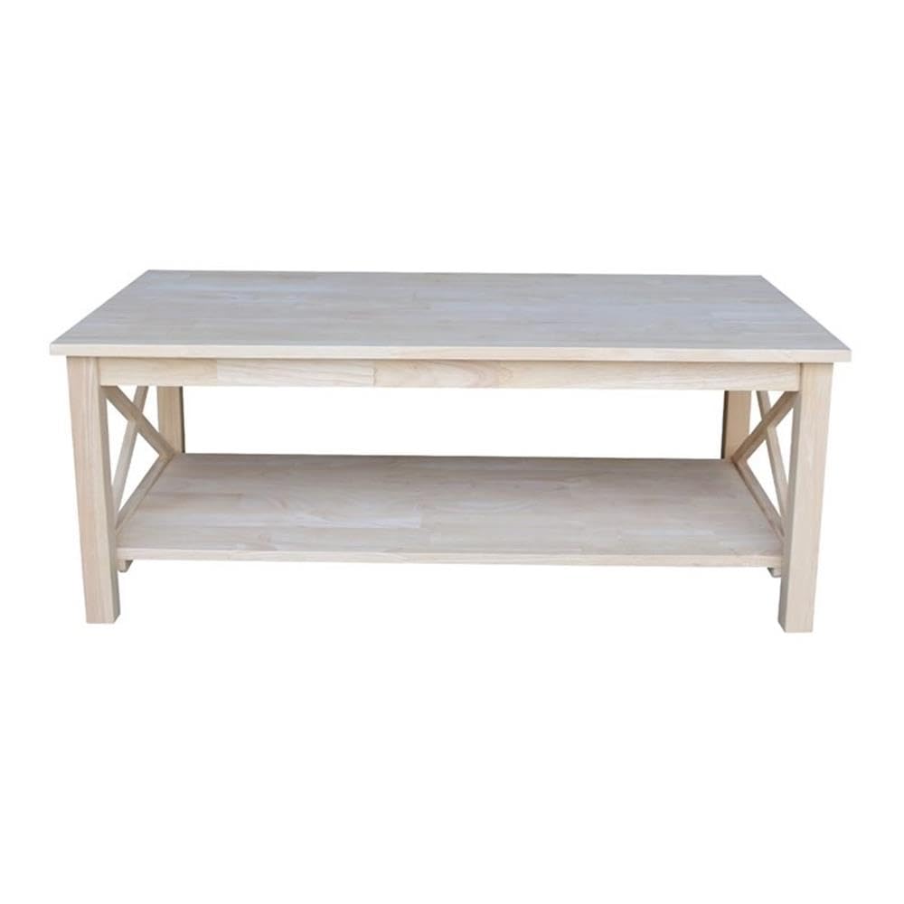 Unfinished Solid Wood Coffee Table S91911