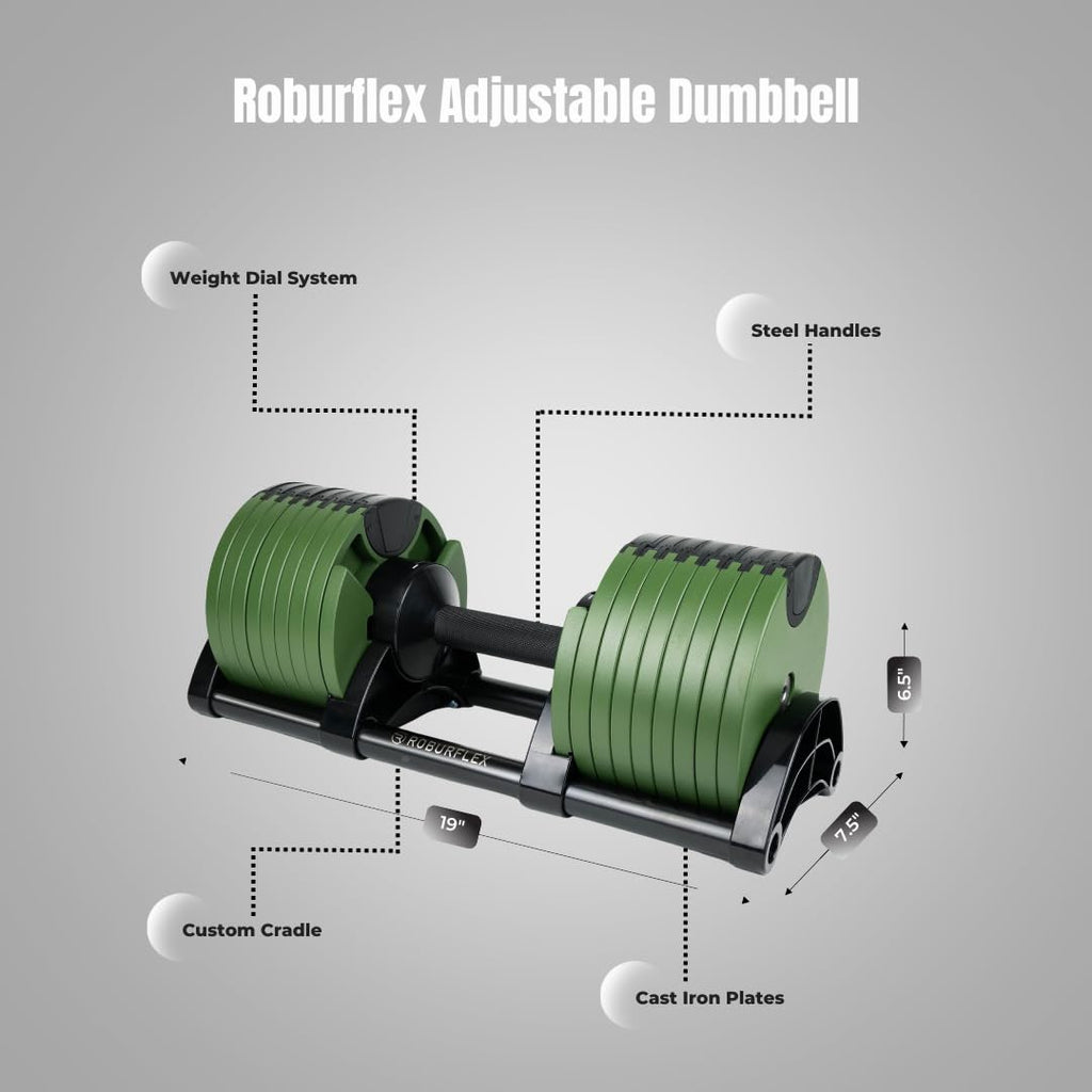 Adjustable Dumbbell 5-40 lb 5 lb Increments V148