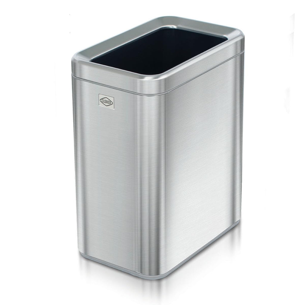 2.6 Gallon Stainless Steel Slim Trash Can with Removable Bucket O505