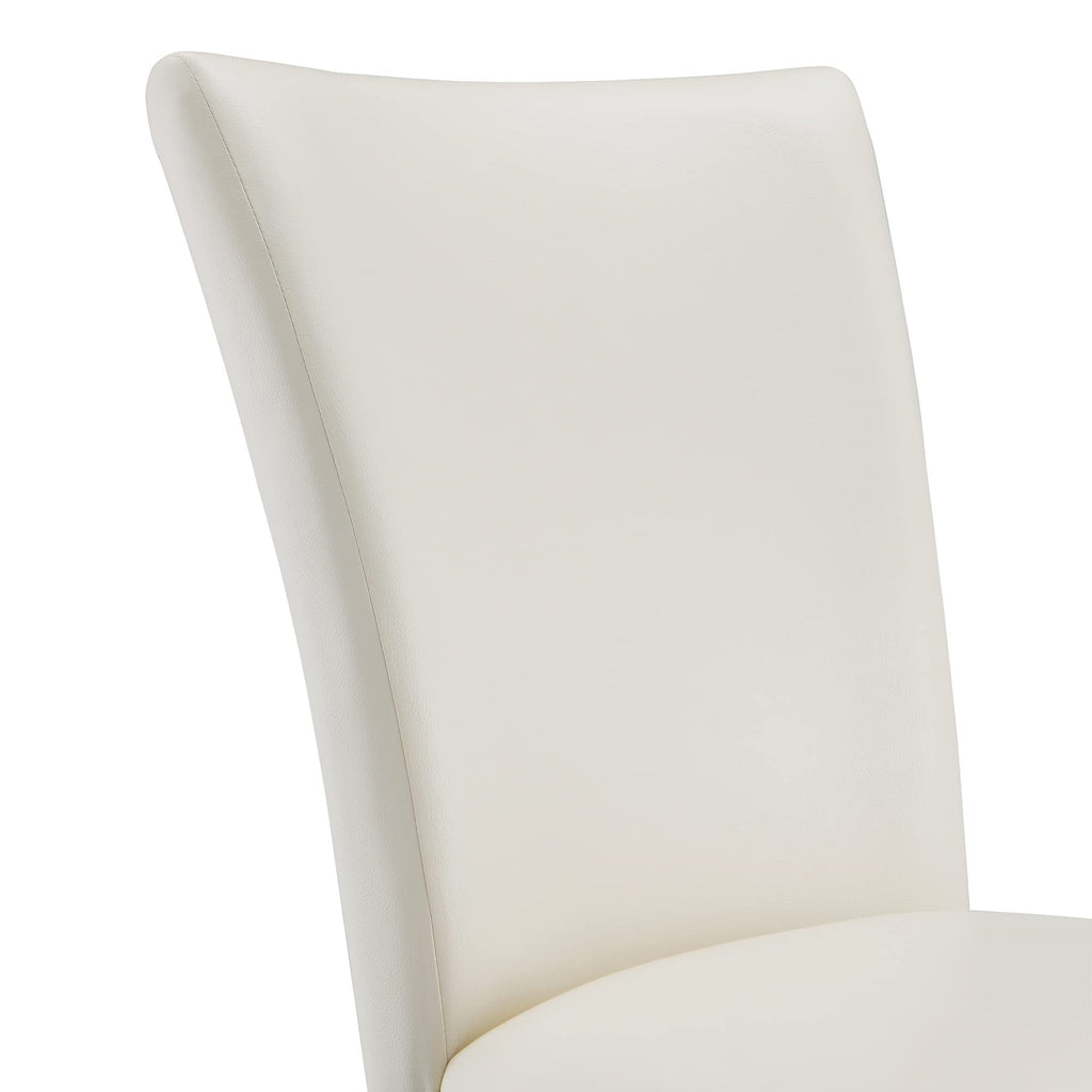 Faux Leather Upholstered Dining Chairs Set of 2 D96048