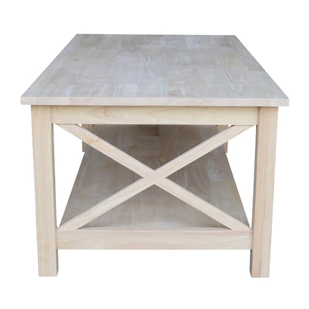 Unfinished Solid Wood Coffee Table S91911