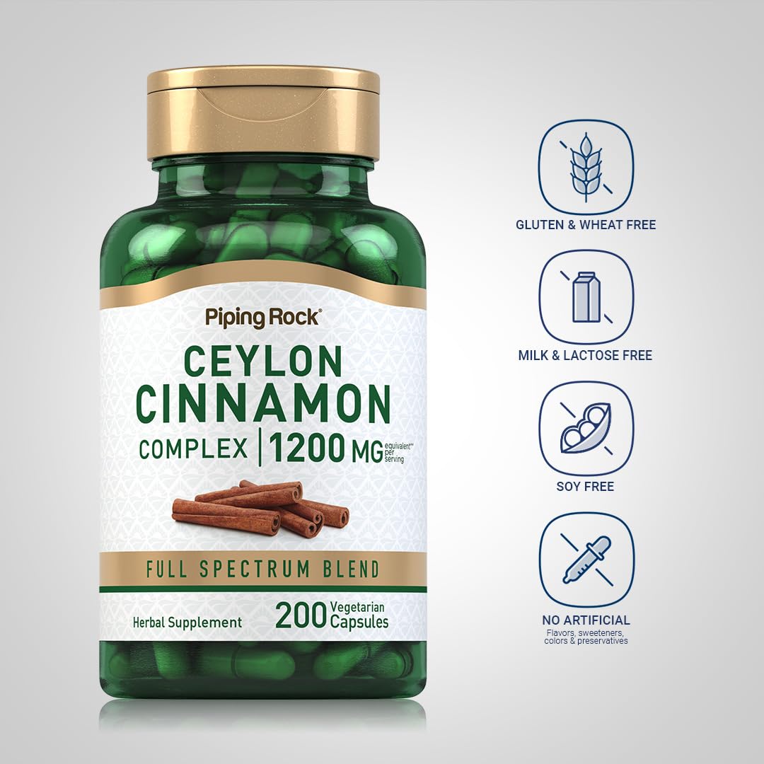 Ceylon Cinnamon Capsules 200 Count L420695