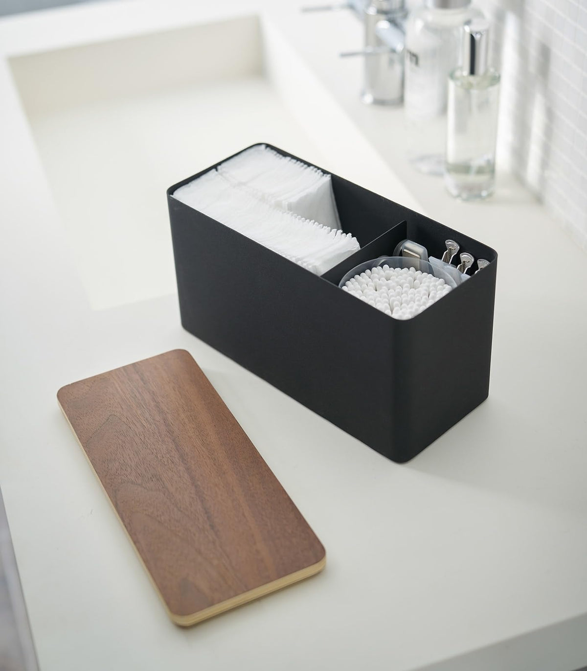 Countertop Organizer Metal Steel Wood R15420