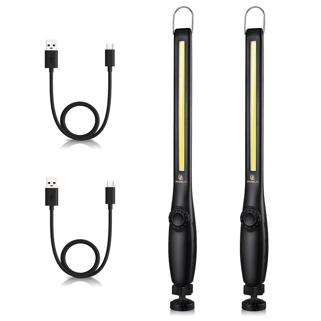 800 lumens 3300mAh Rechargeable Magnetic LED Work Light 2 Pack U92315