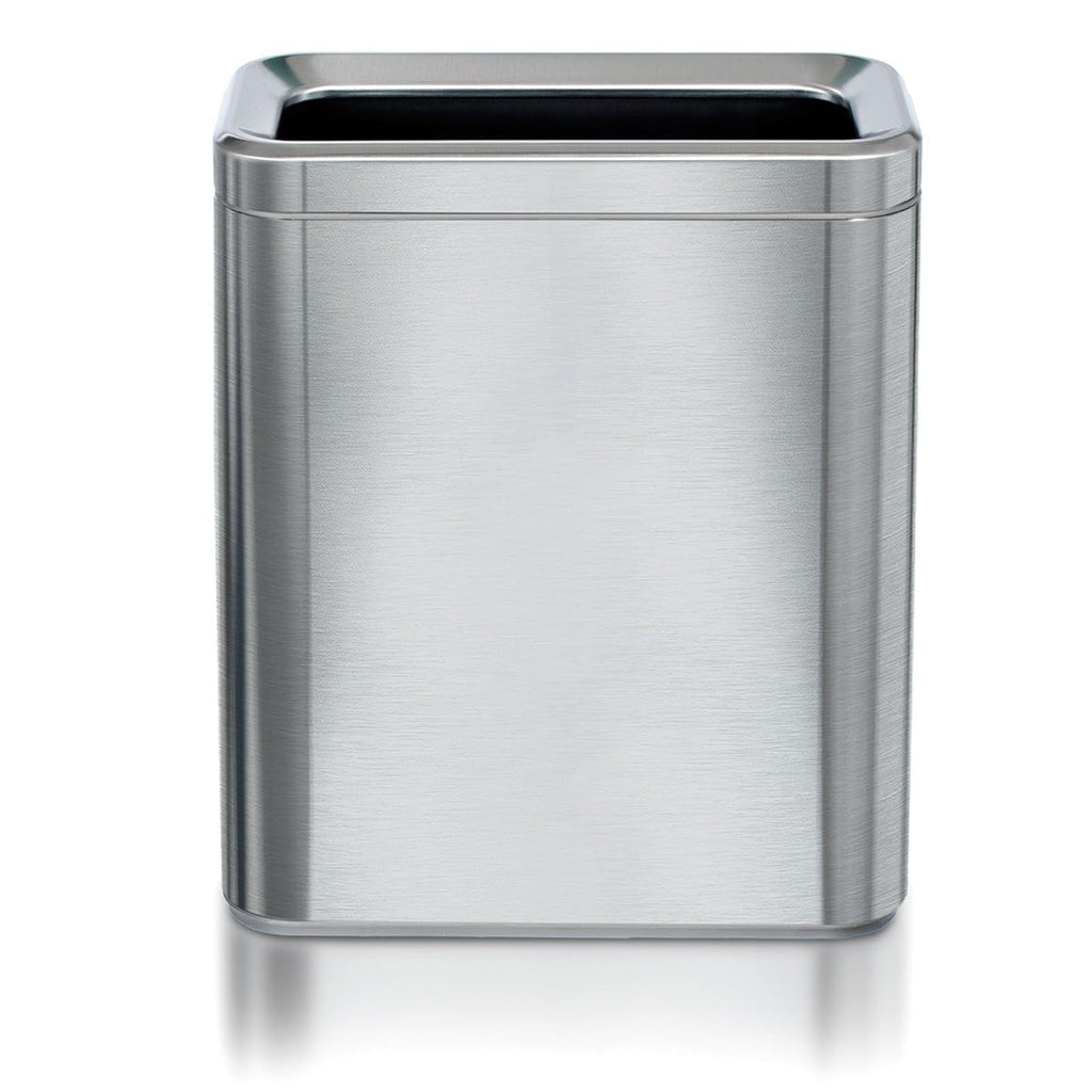 2.6 Gallon Stainless Steel Slim Trash Can with Removable Bucket O505