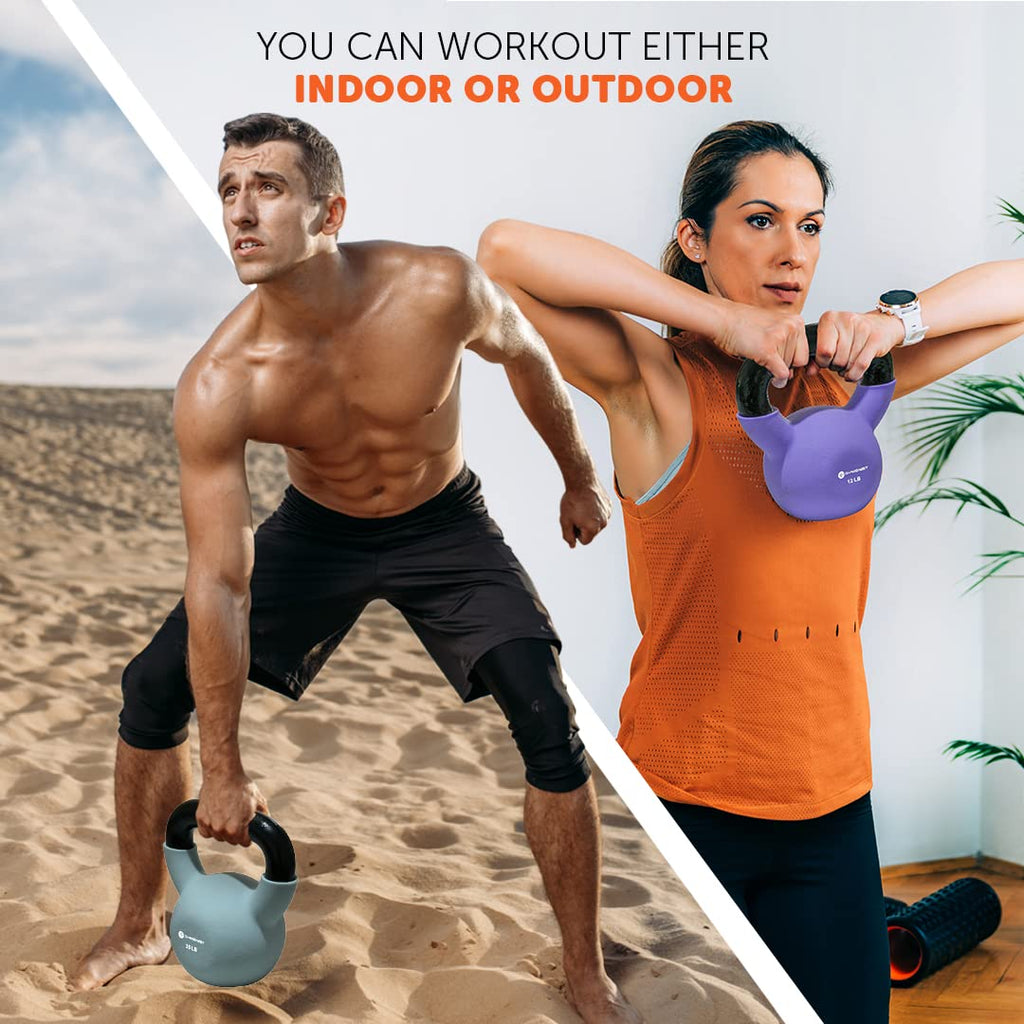 Iron Kettlebell with Neoprene Coating Q55428