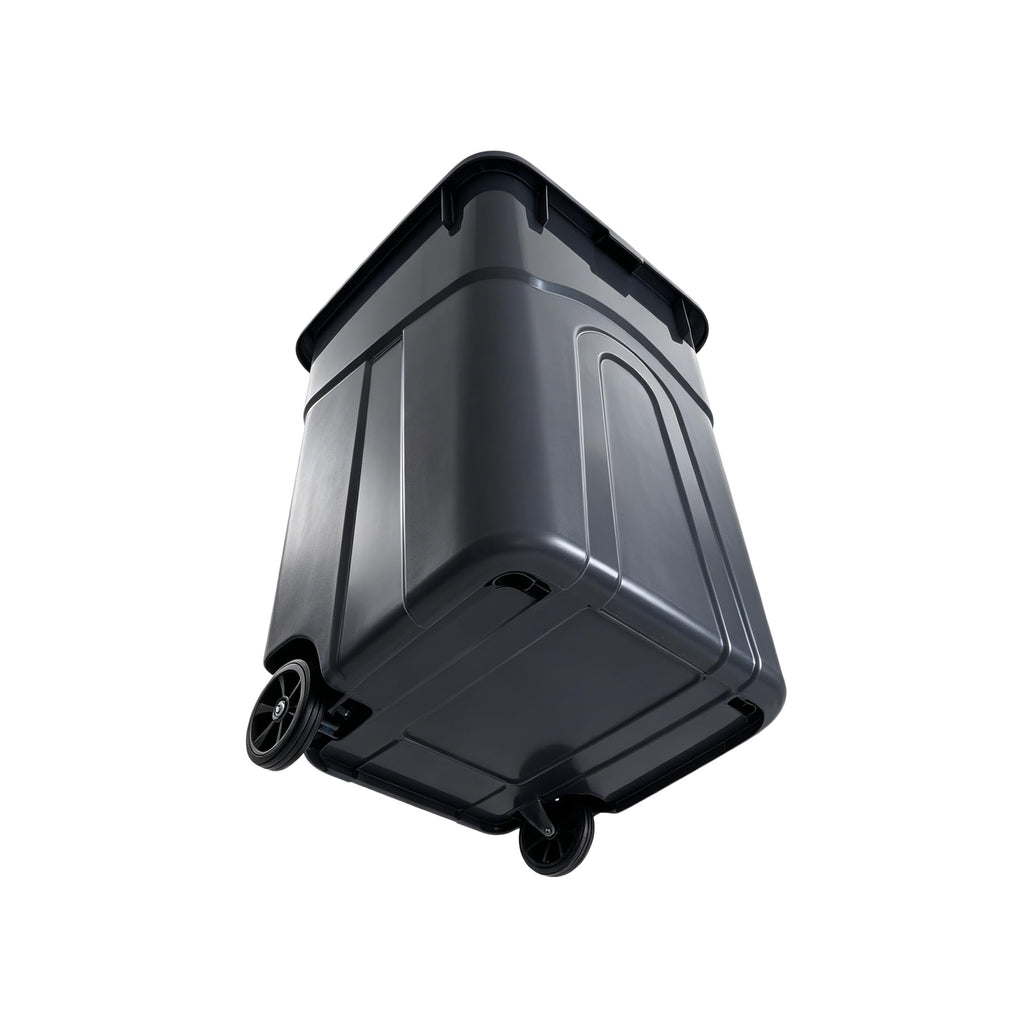 32 Gallon Wheeled Plastic Trash Can with Lid I748039