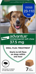 Soft Chew Flea Treatment for Dogs 23-110 lbs. 7 ct L2598