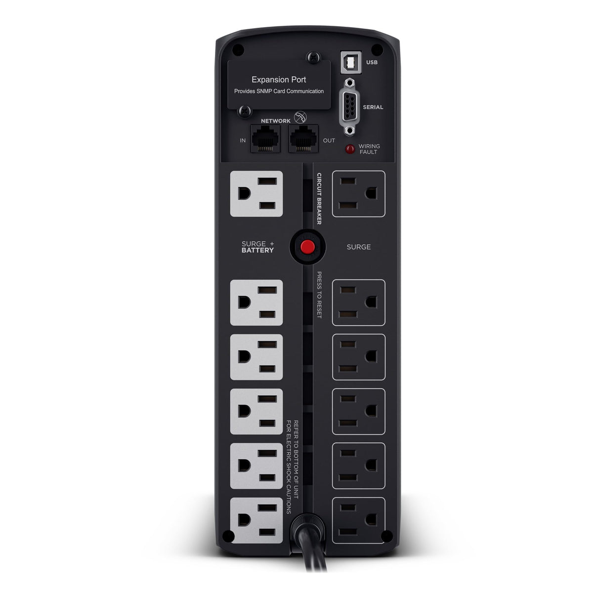 1500VA/1000W 12 Outlets Mini Tower UPS System D394