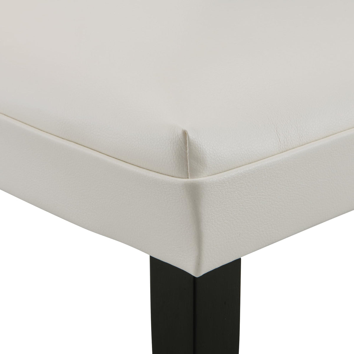 Faux Leather Upholstered Dining Chairs Set of 2 D96048