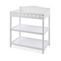 White Baby Changing Table with Pad & Storage Shelves B237315