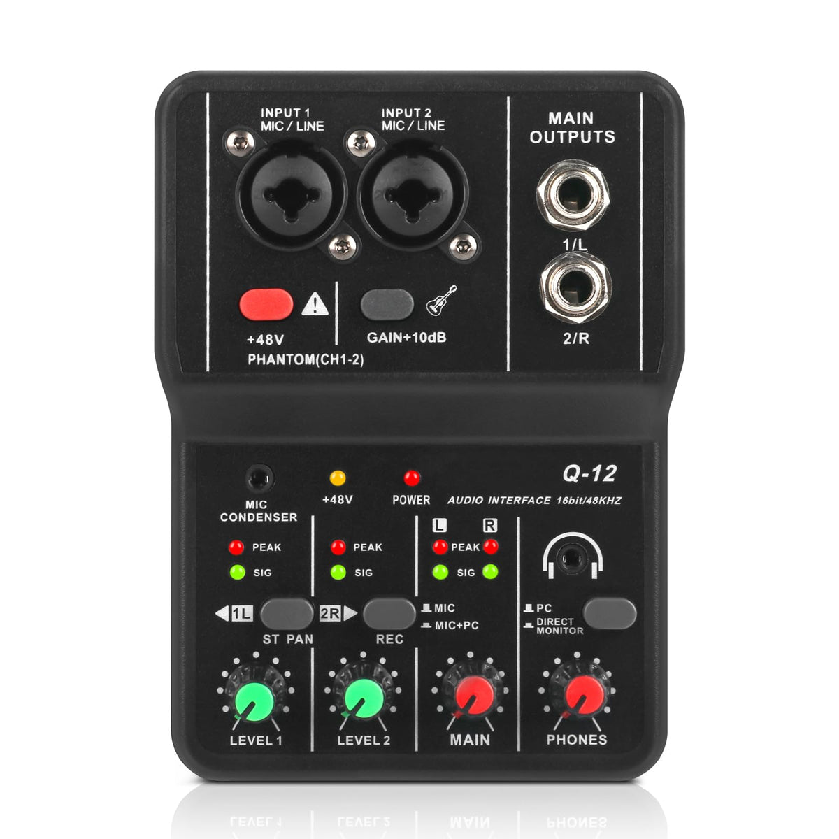 USB Audio Interface with XLR and 3.55m Microphone Jack F761582