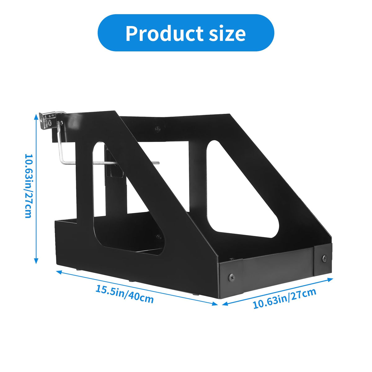 5 Gallon Gas Can Holder with Anti-Theft Lock C8042