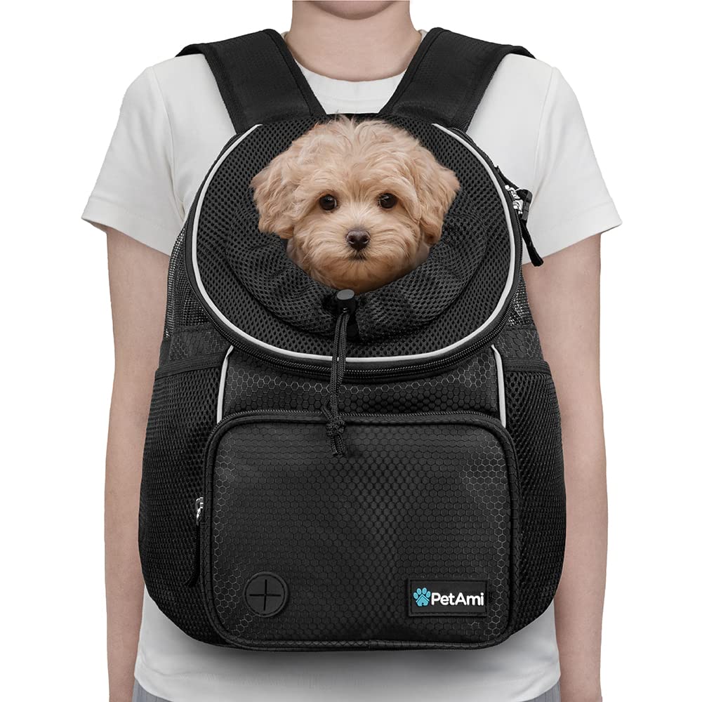 Adjustable Dog & Cat Carrier Backpack, Black E3333