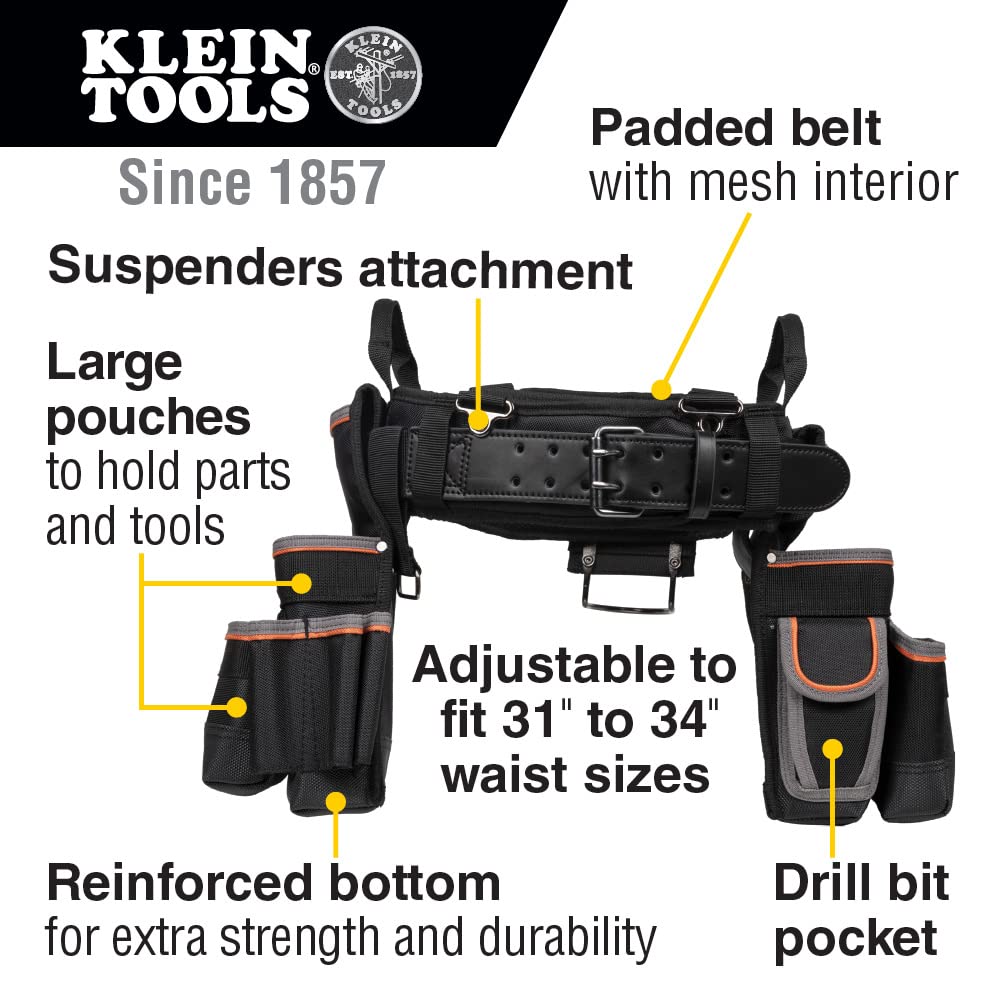Padded Tool Belt and Tool Pouch Combo Medium P62417