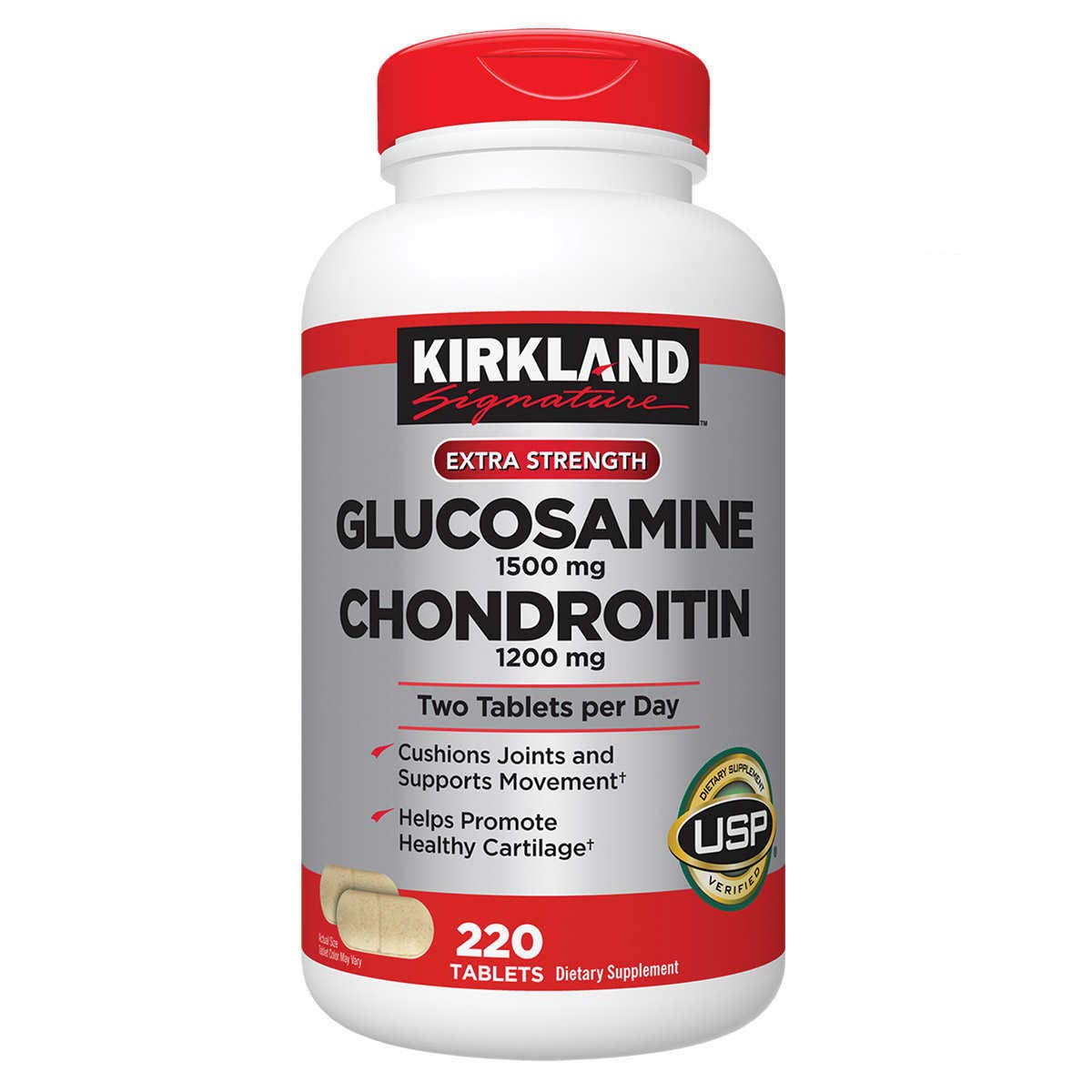 Glucosamine & Chondroitin 220 Tablets 2 Pack W87781