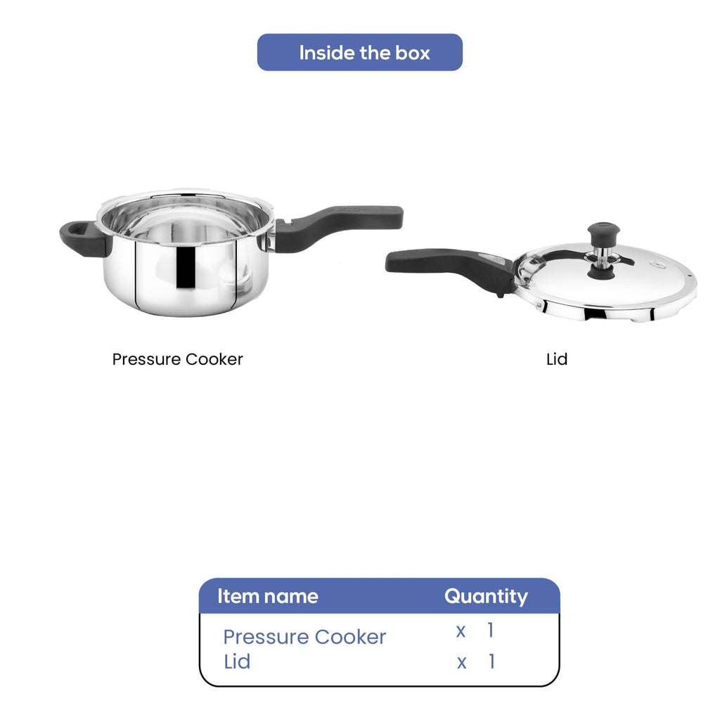 Triply Stainless Steel Pressure Cooker 3 Liter G5967