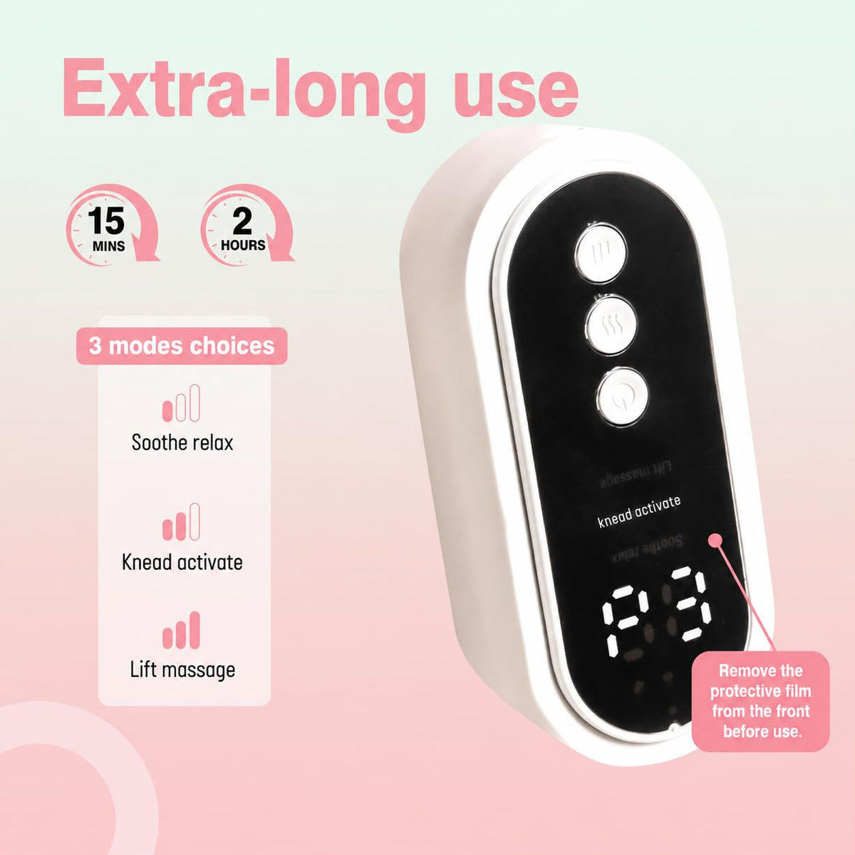 Cordless Air Compression Leg Massager with Heat G529