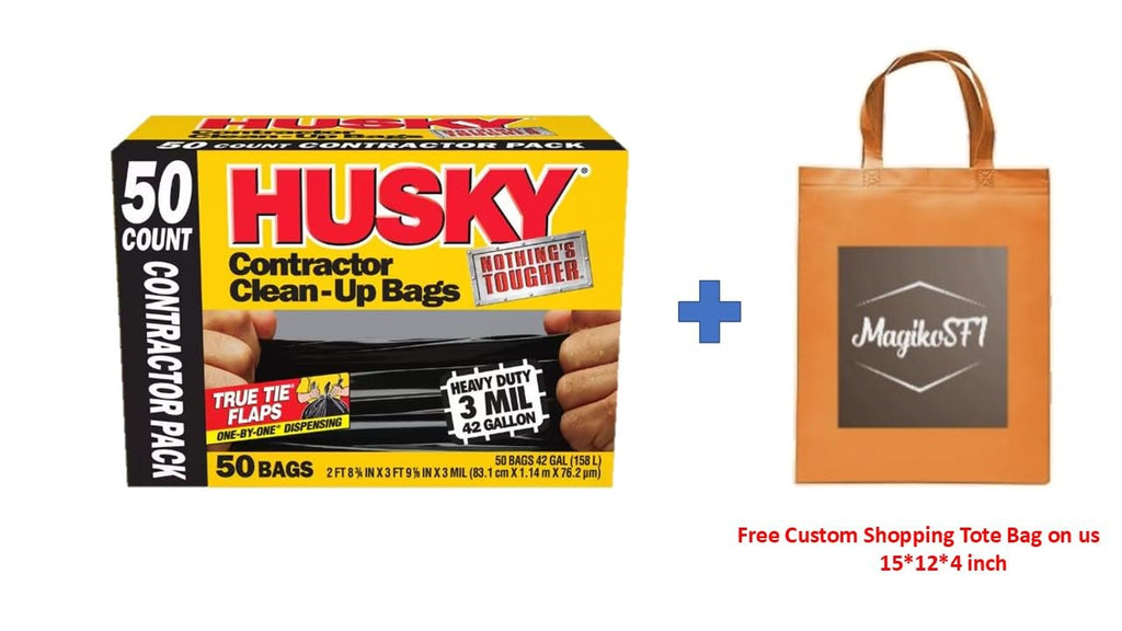 42-Gallon Contractor Clean-Up Trash Bags 50 Count Y20023