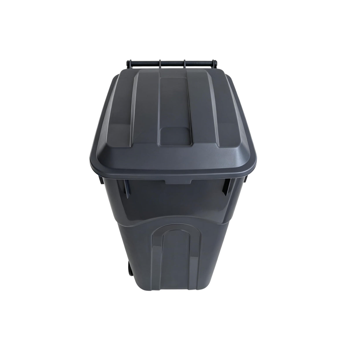 32 Gallon Wheeled Plastic Trash Can with Lid I748039