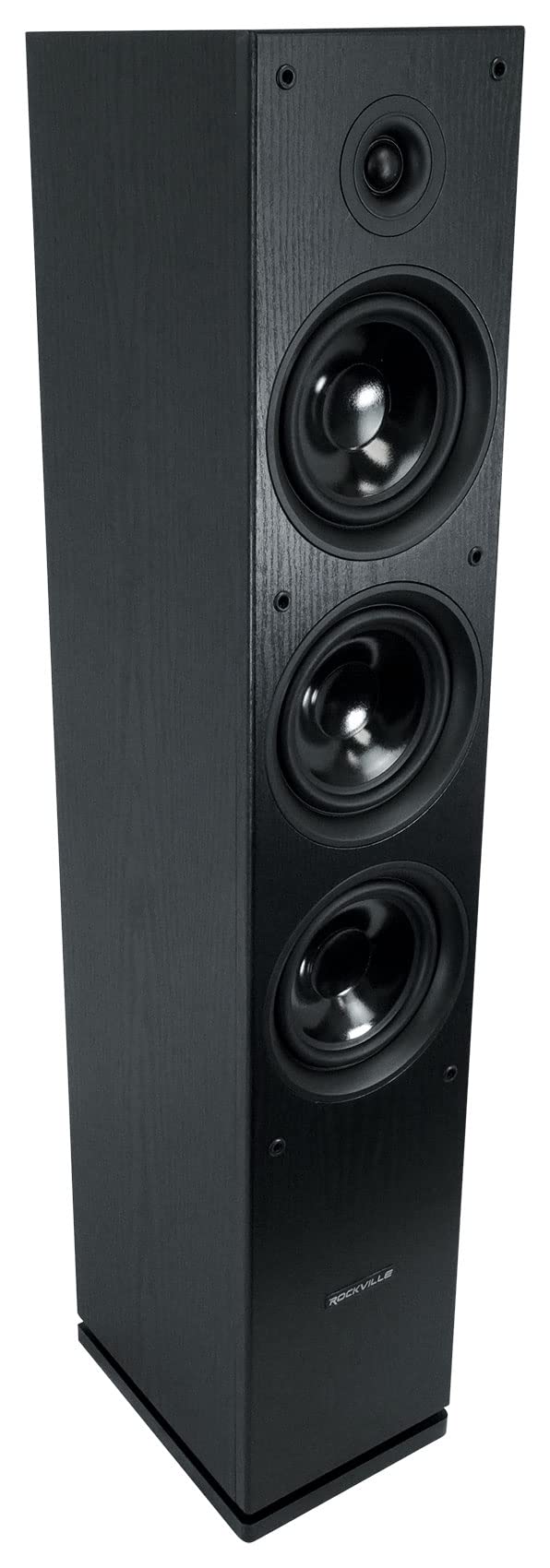 Black Home Audio Tower Speakers 2-Pack X8739