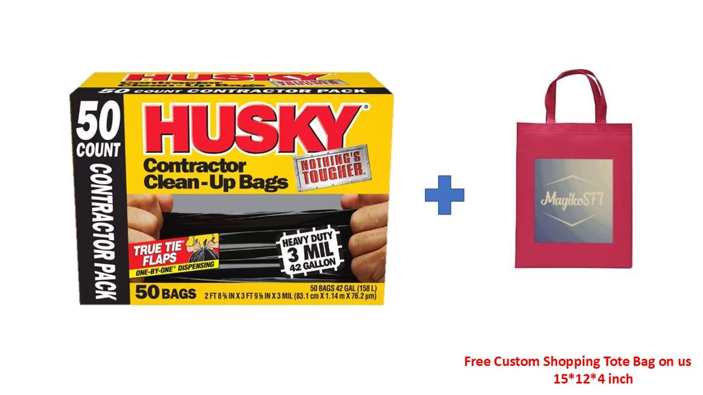 42-Gallon Contractor Clean-Up Trash Bags 50 Count Y20023