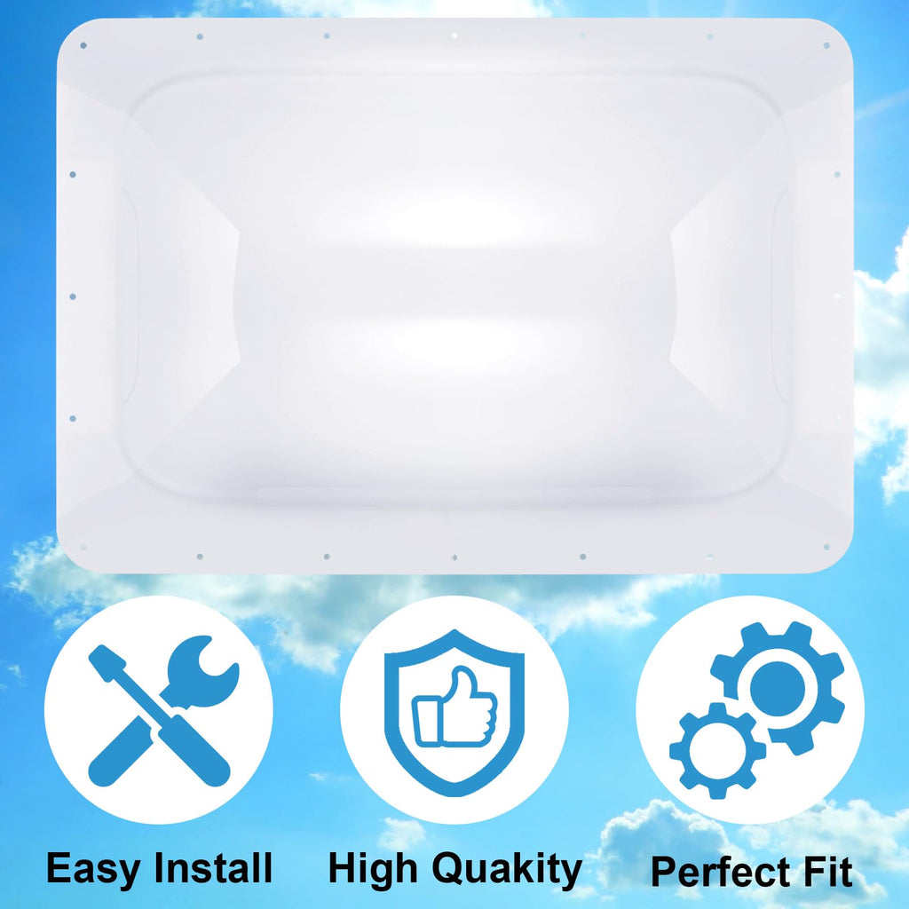 18" x 26" RV Skylight Replacement Outer Dome J639