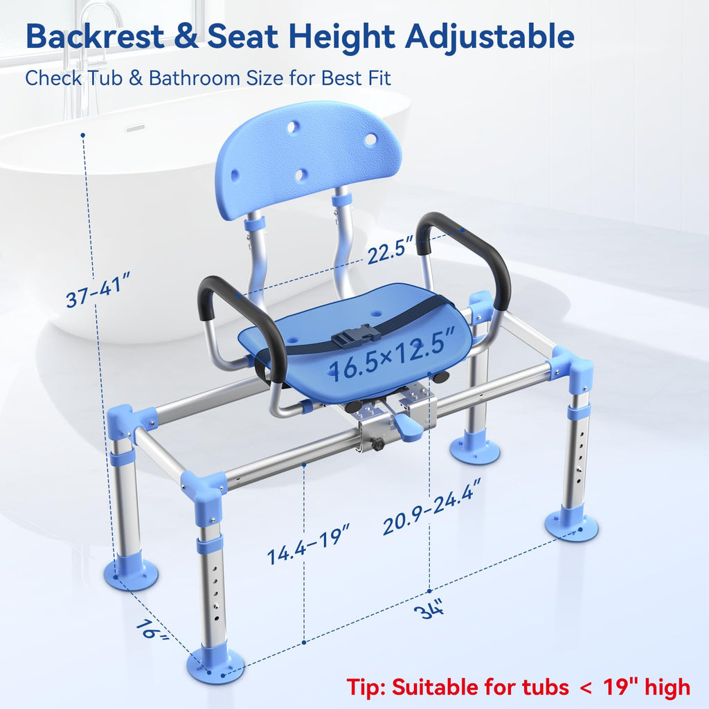 Sliding Shower Chair Tub Transfer Bench A91587