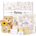 Get Well Soon Gift Basket with Blanket, Mug, Teddy Bear, Aromatherapy M40072