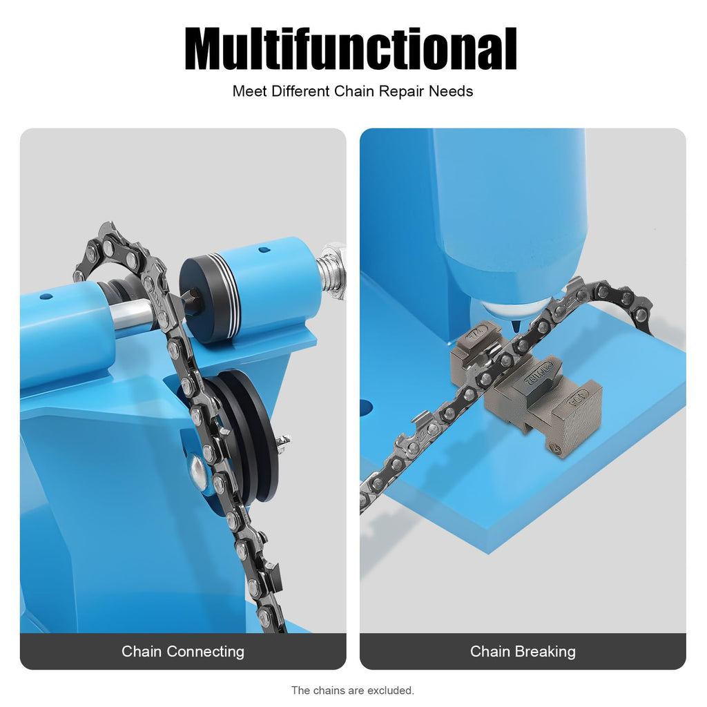 Heavy Duty 2 in 1 Chain Breaker & Riveter Tool with 3 Punches & 2 Connectors M803669