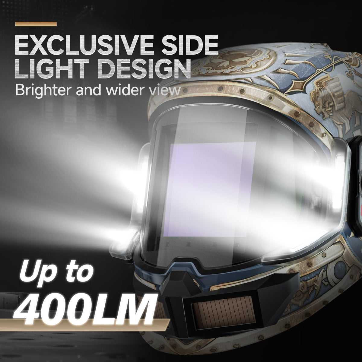 Auto Darkening Welding Helmet with Light F541
