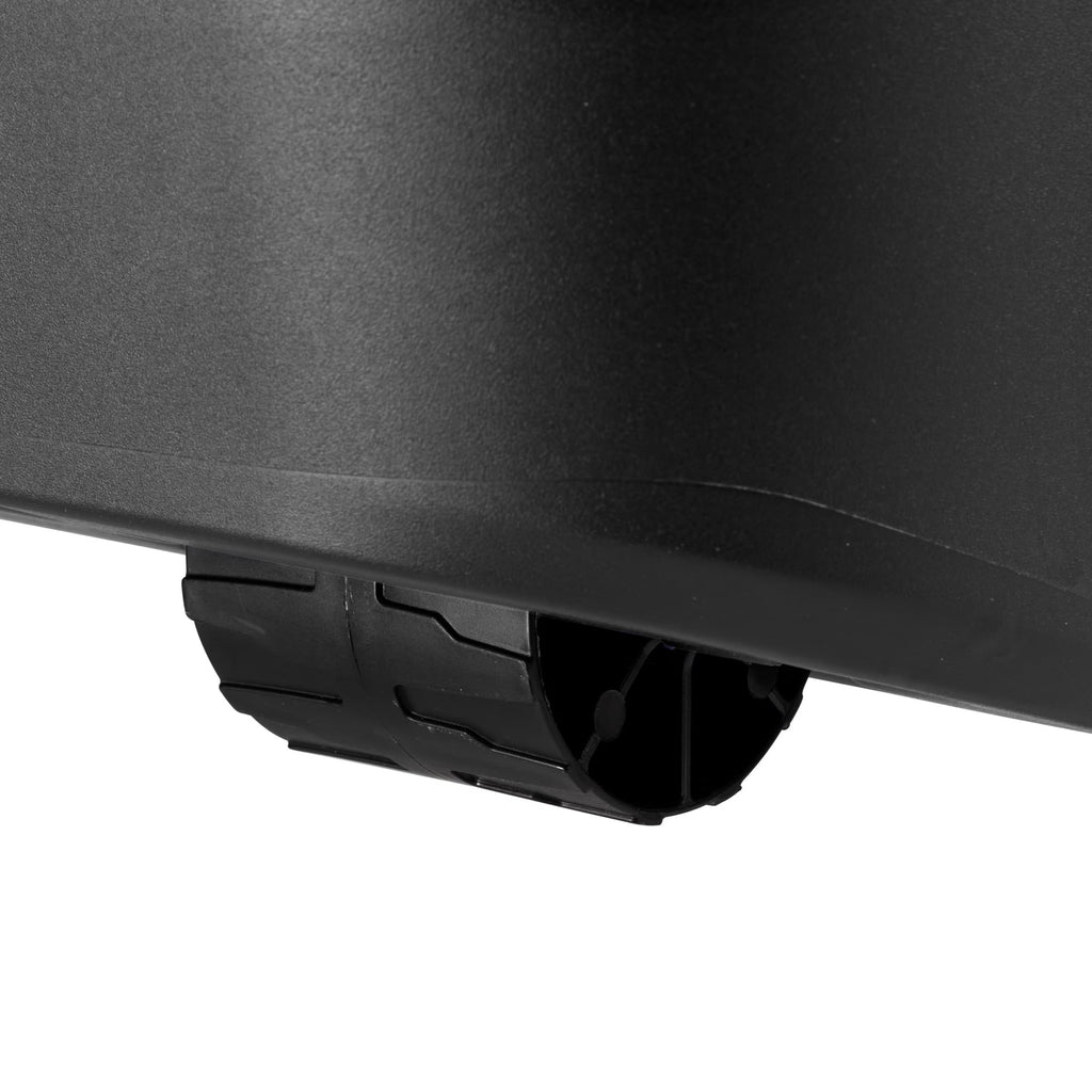 22 Gallon Black Wheeled Plastic Storage Trunk D51788
