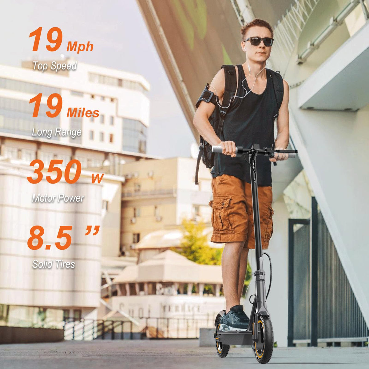 Electric Scooter with Dual Suspension X4061