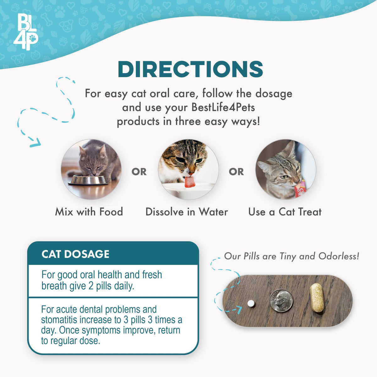 Cat Dental Care Supplement 400 Pills S399530