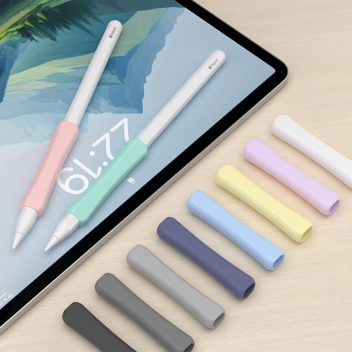 Silicone Grip Compatible with Apple Pencil 2nd Generation, USB-C & Pro E348363