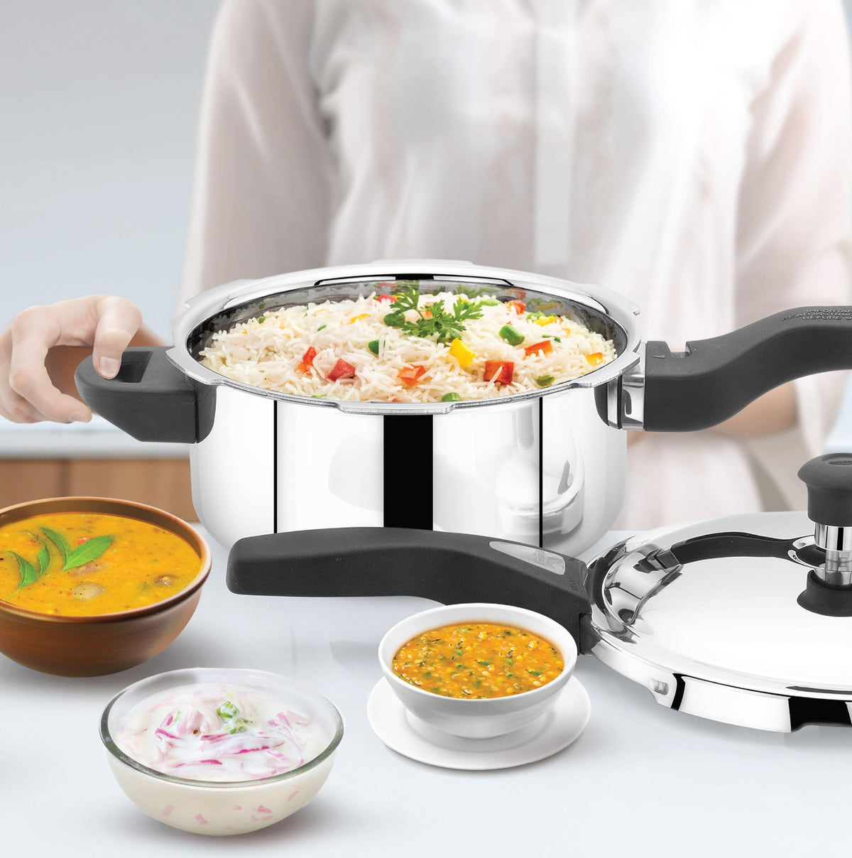 Triply Stainless Steel Pressure Cooker 3 Liter G5967