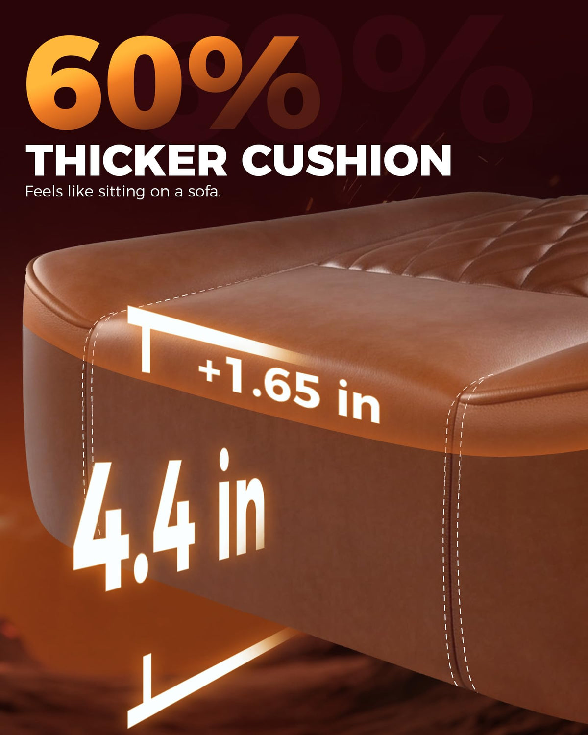 Big and Tall Gaming Chair with Footrest Y935