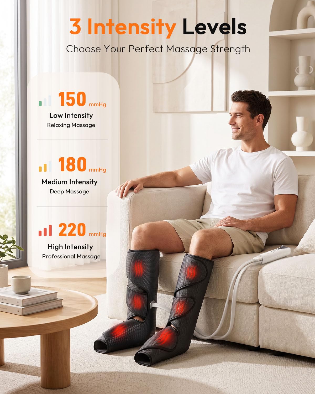 Air Compression Leg Massager with Heat R25559