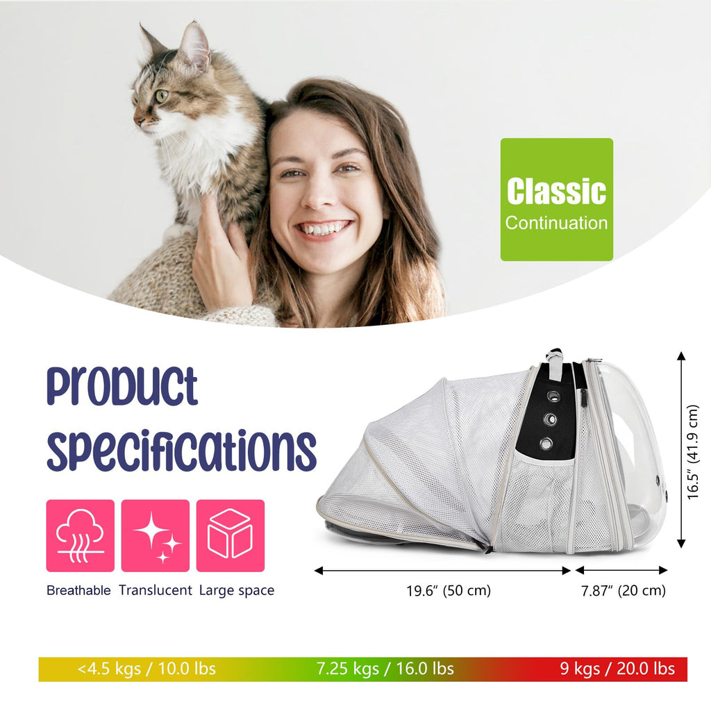 Large Cat Backpack Carrier O207106