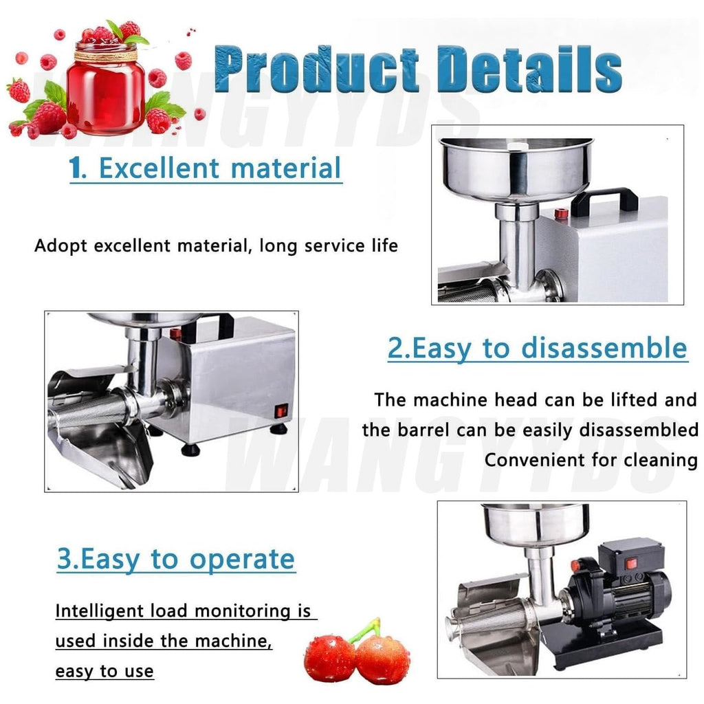 450W Stainless Steel Electric Tomato Strainer C6619