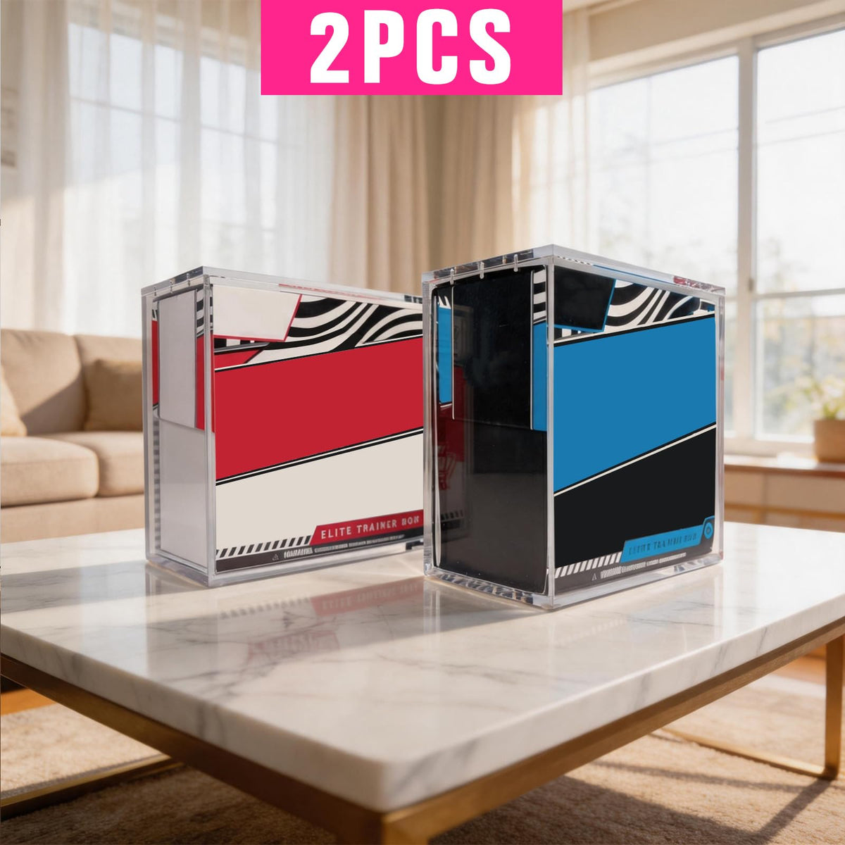 Acrylic Protector Case 8"L x 4"W x 7"H 2pcs T62958