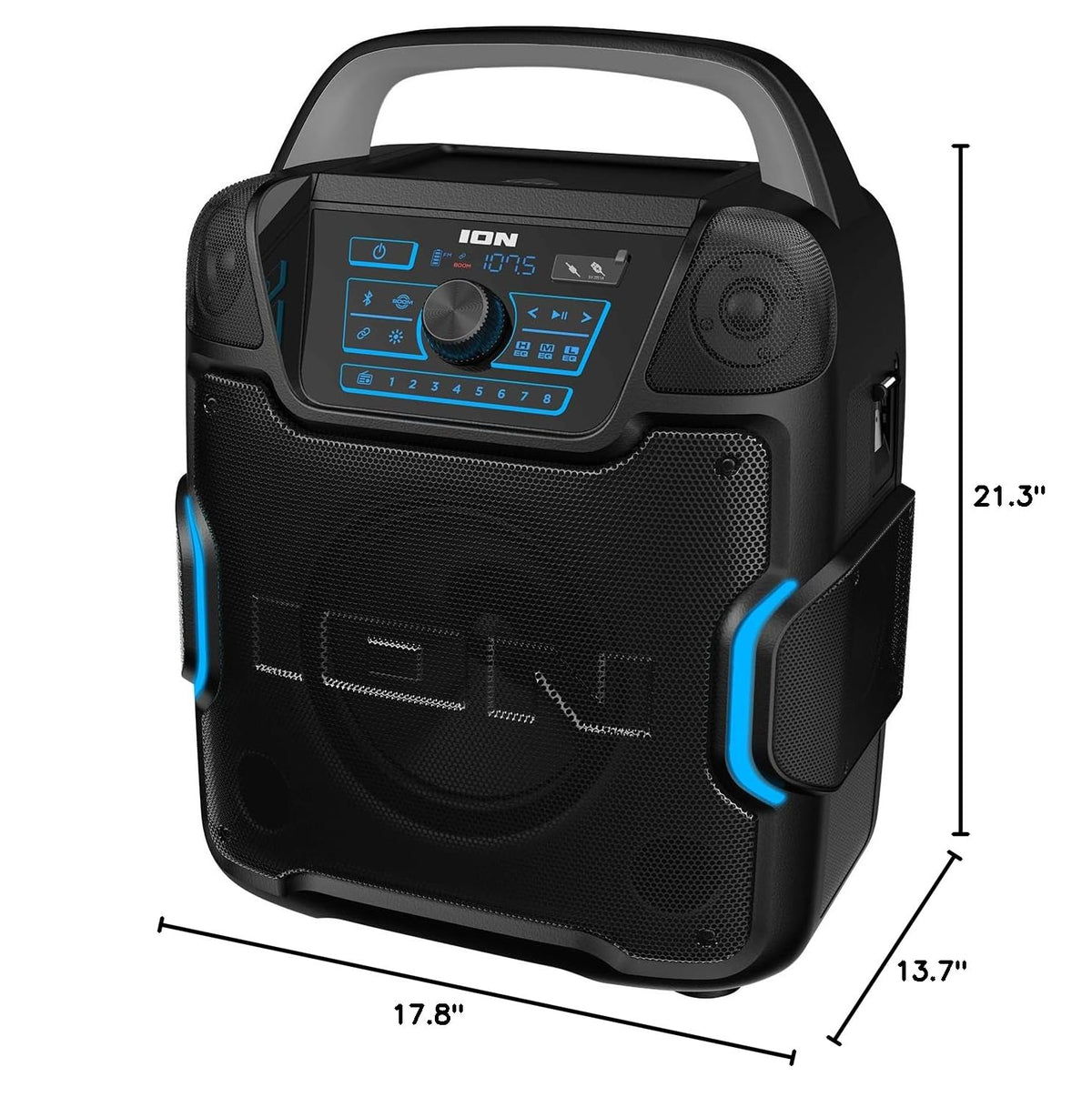 200W Bluetooth Outdoor Speaker with Wheels T6107
