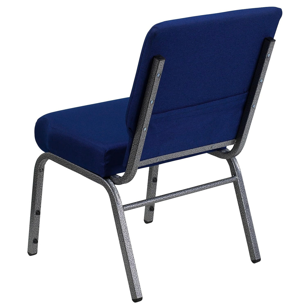 Navy Blue Fabric Stacking Chair 4 Pack Q192914