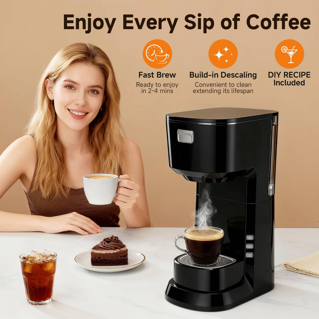 Single Serve Coffee Maker T1858