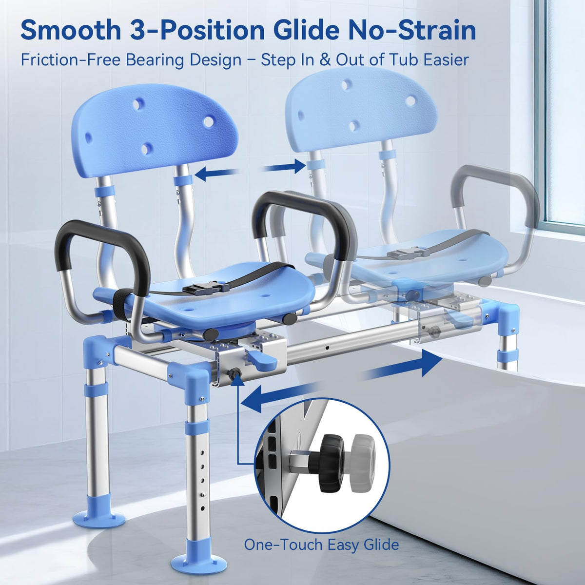 Sliding Shower Chair Tub Transfer Bench A91587