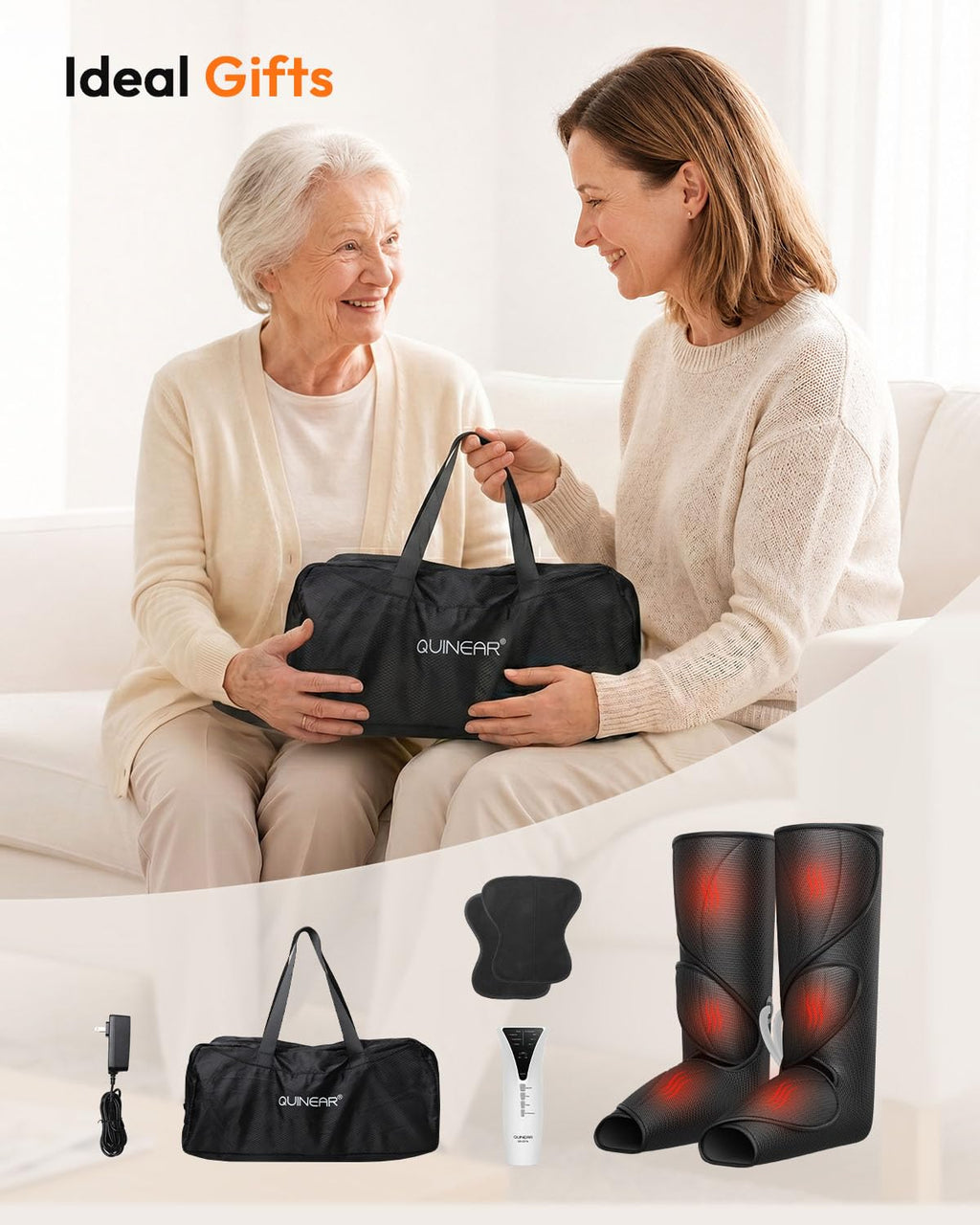 Air Compression Leg Massager with Heat R25559
