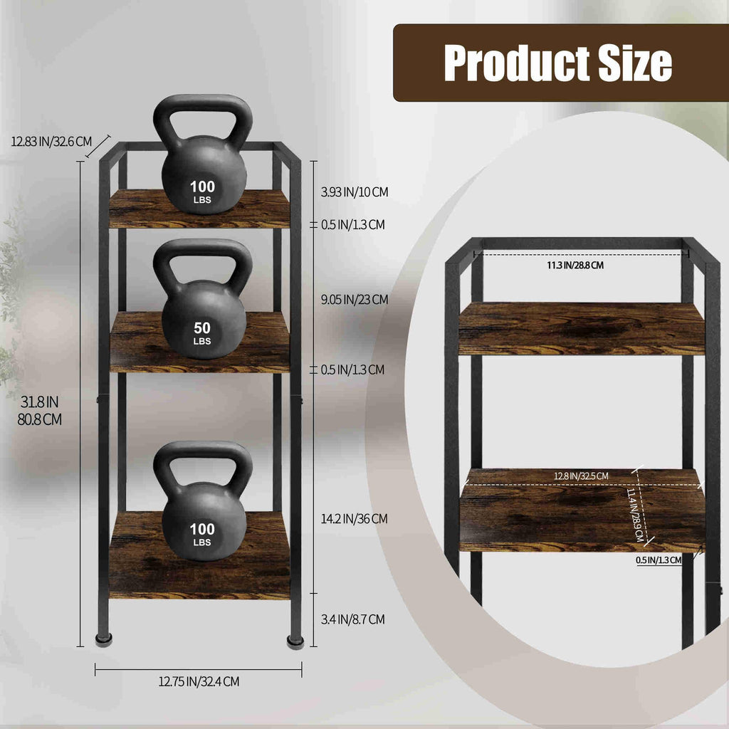 5 Gallon 3-Tier Metal Water Dispenser Stand P666