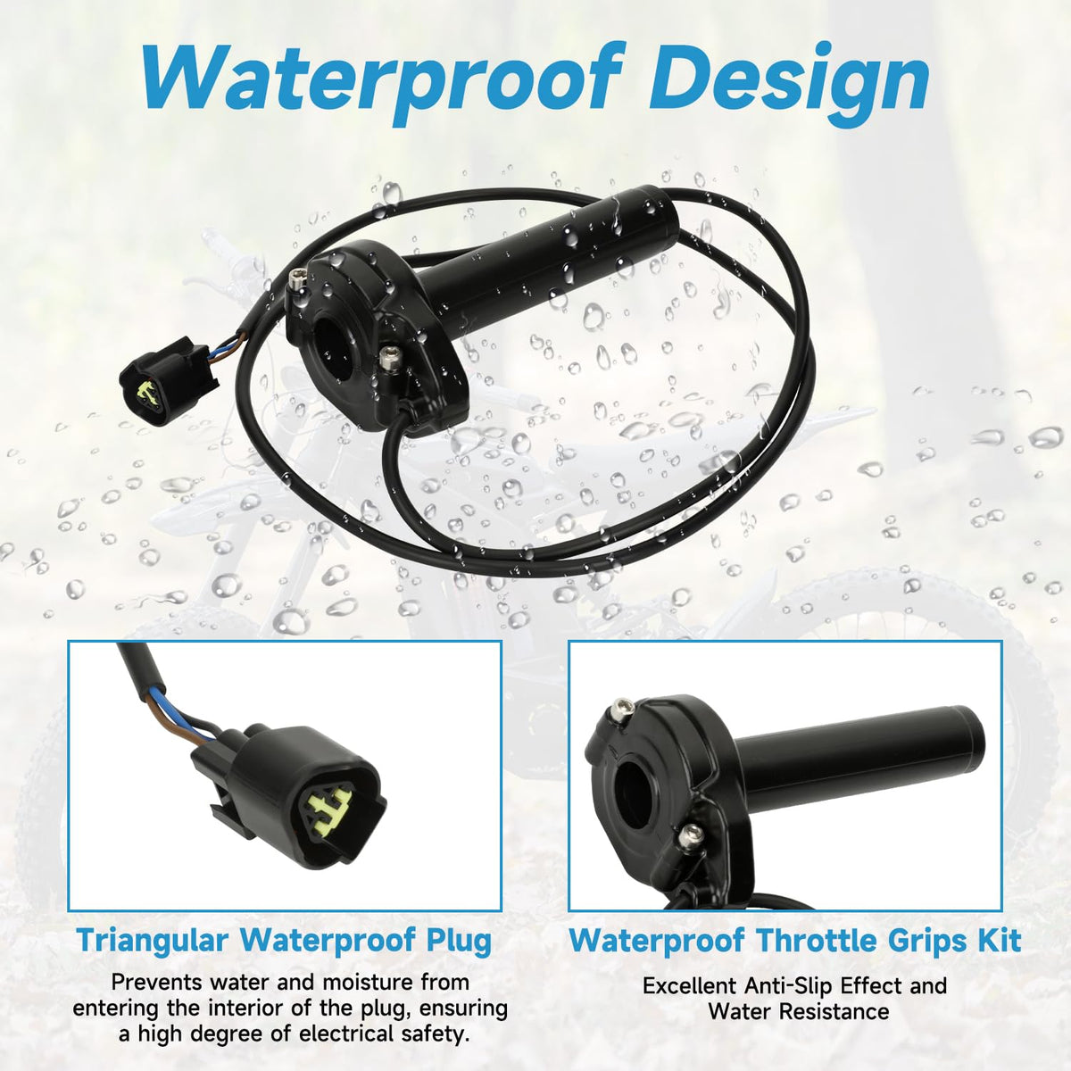 Throttle Handle Kit Replacement for Electric Dirt Bike B183980