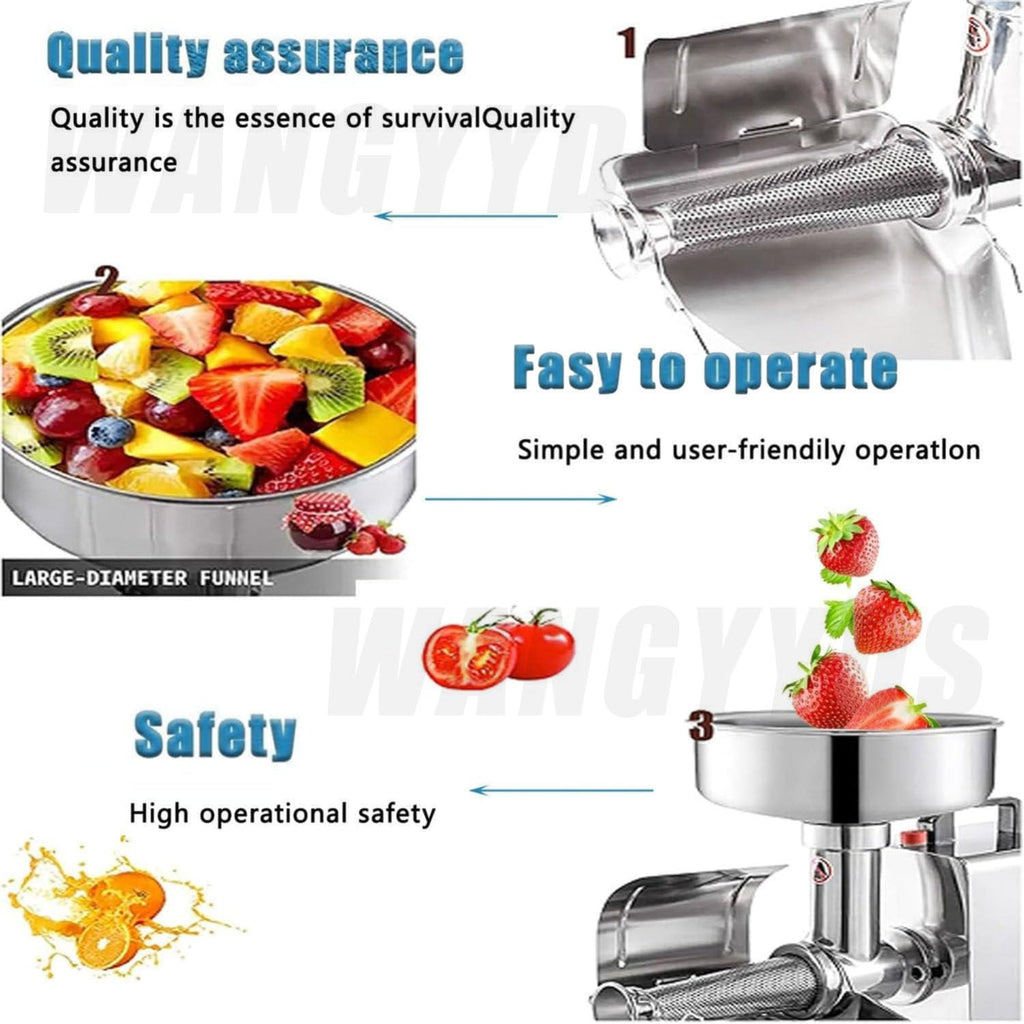 450W Stainless Steel Electric Tomato Strainer C6619