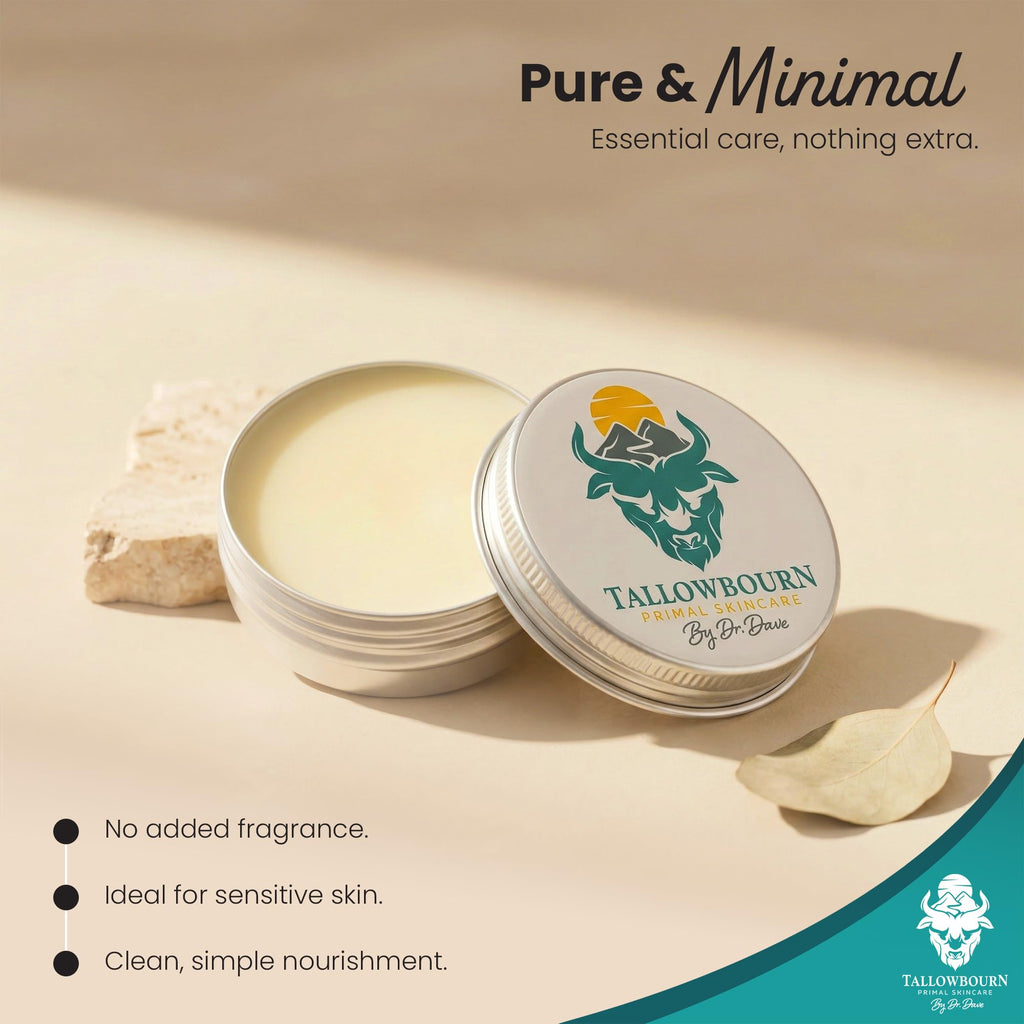 Grass-Fed Beef Tallow Balm Unscented 1oz P143758